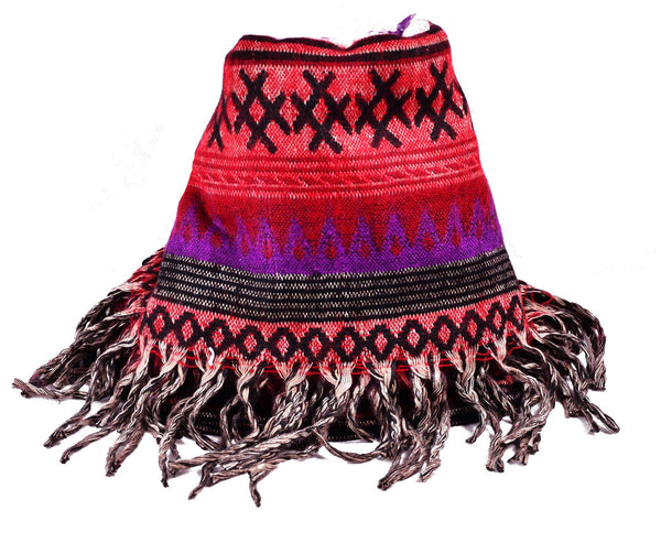 Ethnic Yak Handmade Shawl, Boho Scarf，   織途  ， Om Ethnic Handicraft , macrame