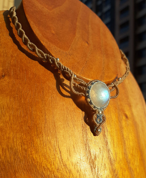 Moonstone Macrame Jewelry 11L 41