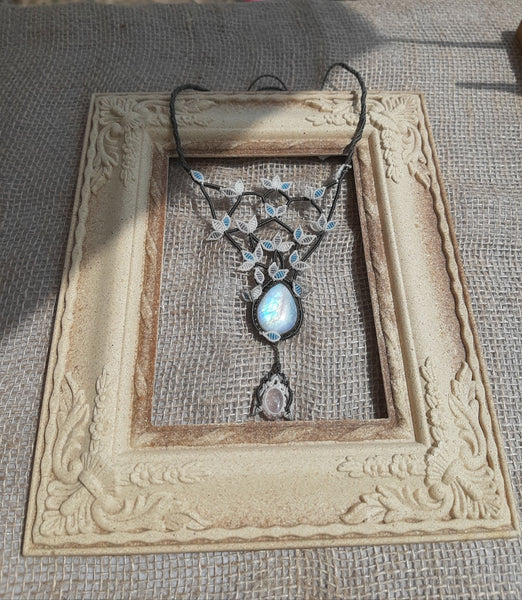 Moonstone necklace