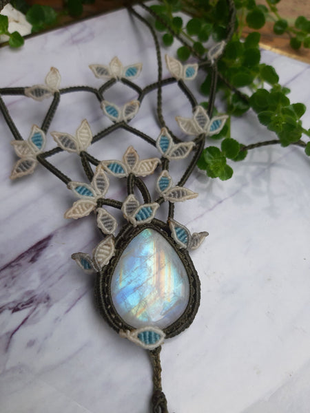 Moonstone necklace