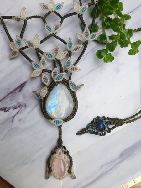 Moonstone necklace