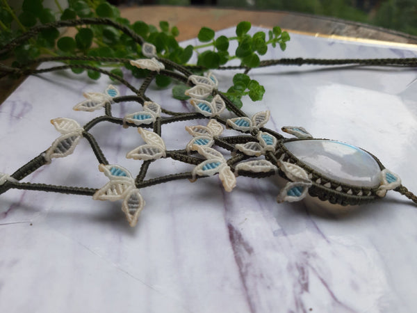 Moonstone necklace