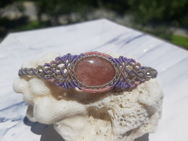 Strawberry Quartz bracelet