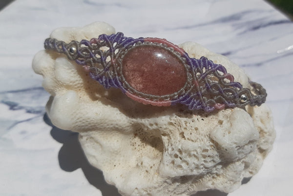 Strawberry Quartz bracelet