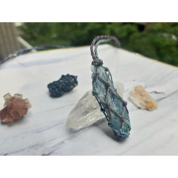 Kyanite Macrame Jewelry