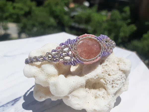 Strawberry Quartz bracelet