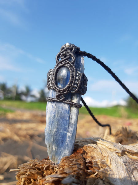 Kyanite Macrame Jewelry