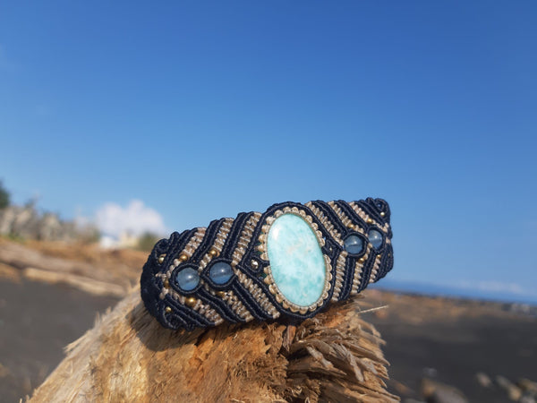 Larimar bracelet 11C-15