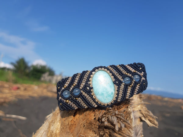 Larimar bracelet 11C-15