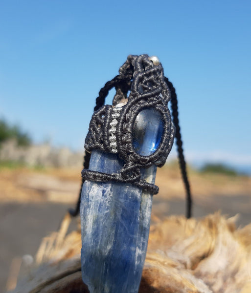 Kyanite Macrame Jewelry