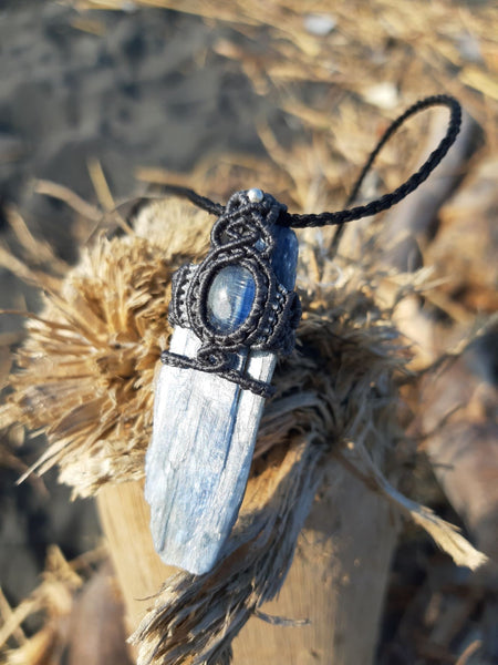 Kyanite Macrame Jewelry