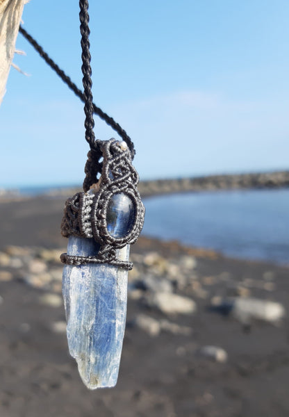 Kyanite Macrame Jewelry