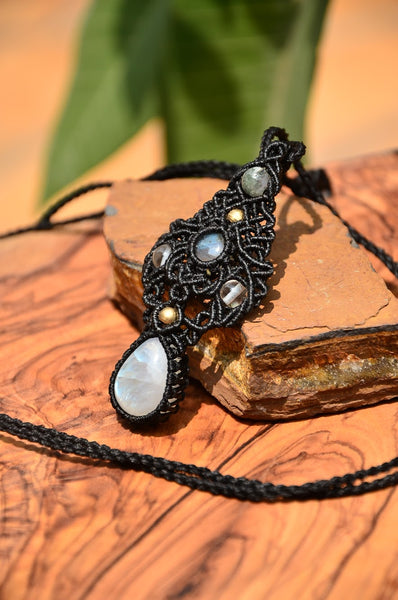 Moonstone Macrame Jewellery