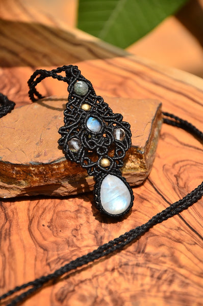 Moonstone Macrame Jewellery