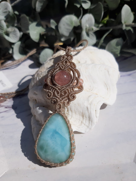 Larimar necklace 11C-23