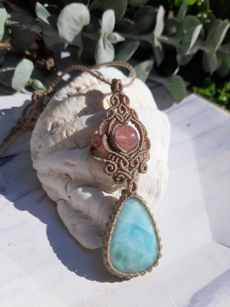 Larimar necklace 11C-23