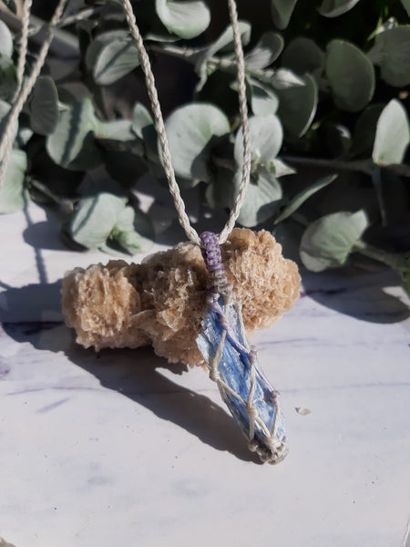 Kyanite Macrame Jewelry