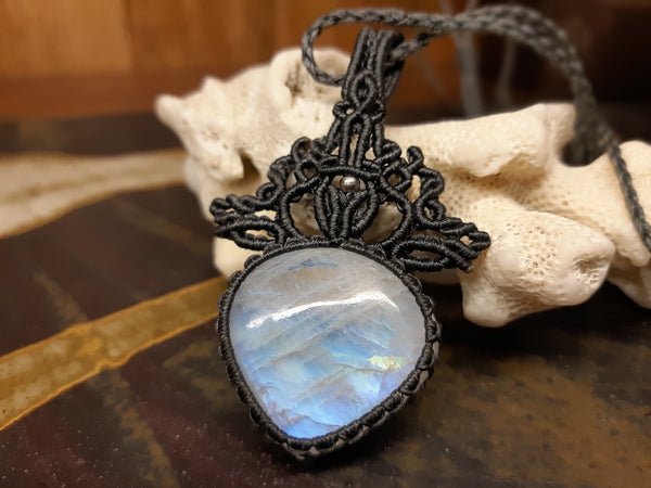 Moonstone Macrame Jewelry