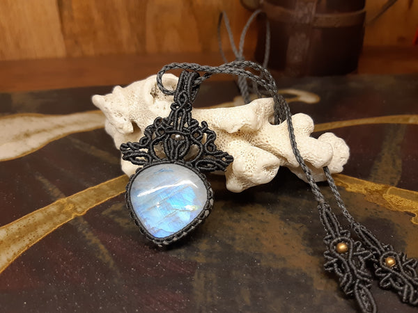 Moonstone Macrame Jewelry