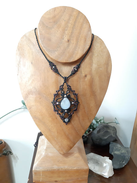 Moonstone Macrame Jewelry