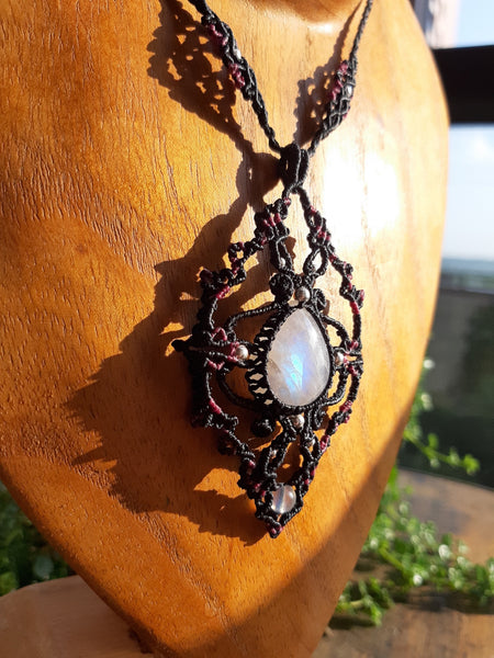 Moonstone Macrame Jewelry