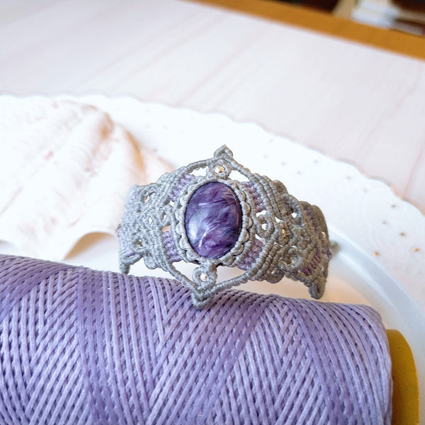 Charoite Beads Bracelet 11C-33