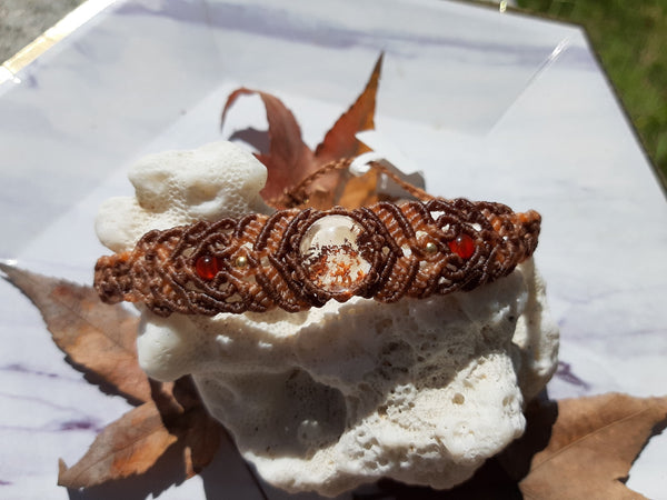 Red Phantom Quartz Bracelet 11C-34