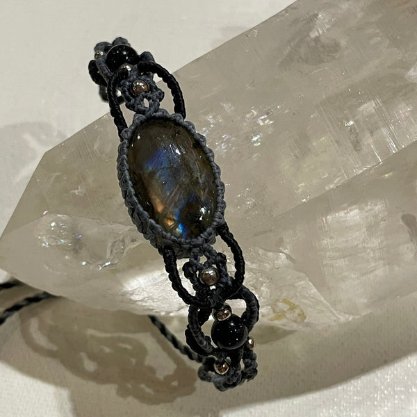 labradorite bracelet 11L-19