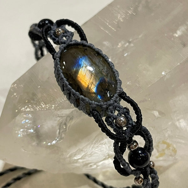 labradorite bracelet 11L-19