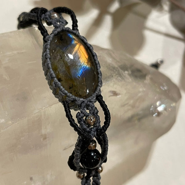 labradorite bracelet 11L-19