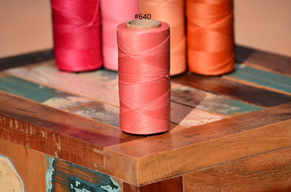 Linhasita waxed polyester cord 0.75 mm.