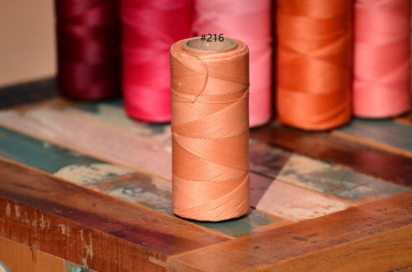 Linhasita waxed polyester cord 0.75 mm.