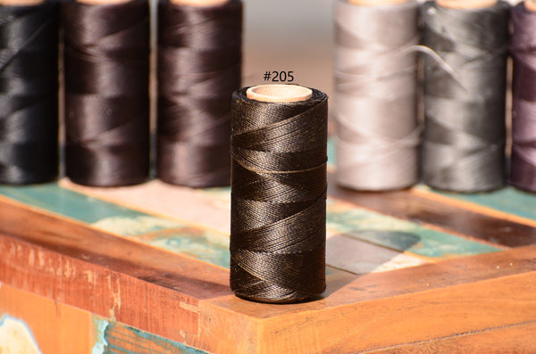 Linhasita waxed polyester cord 0.75 mm.