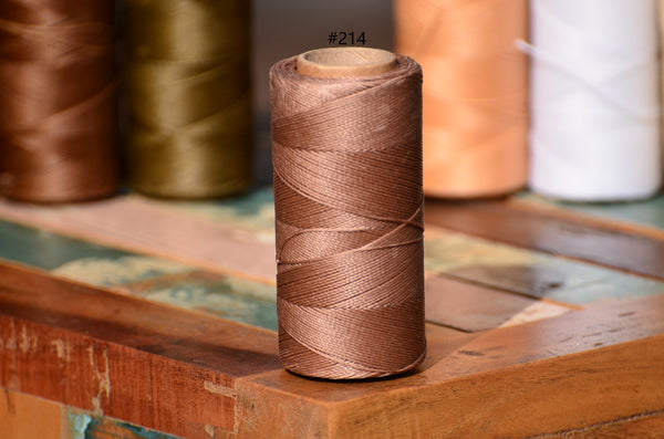 Linhasita waxed polyester cord 0.75 mm.