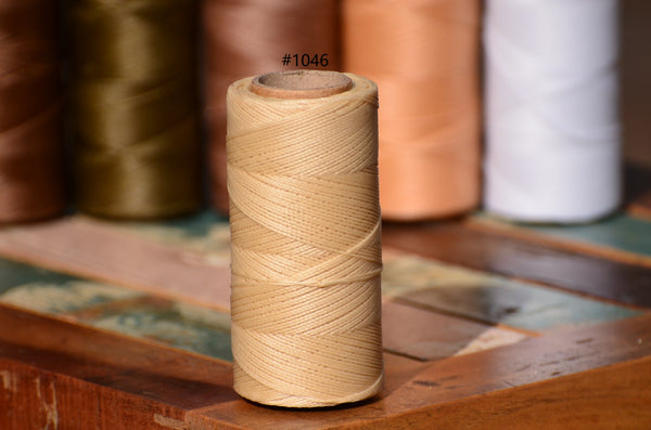 Linhasita waxed polyester cord 0.75 mm.