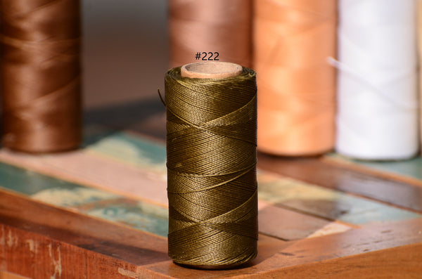 Linhasita waxed polyester cord 0.75 mm.