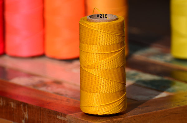 Linhasita waxed polyester cord 0.75 mm.