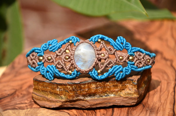 Moonstone Macrame Jewellery, bracelet