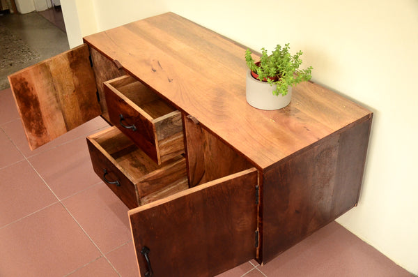 Reclaimed Wood TV cabinet，Display cabinet, storage cabinet.