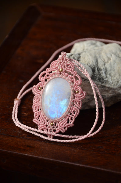 Moonstone Macrame Jewelry