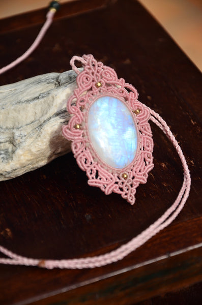 Moonstone Macrame Jewelry