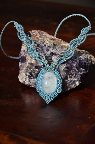 Moonstone Macrame Jewelry