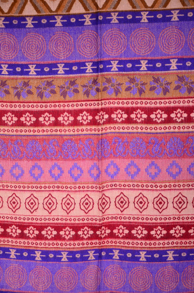 Ethnic Yak Handmade Shawl, Boho Scarf，   織途  ， Om Ethnic Handicraft , macrame