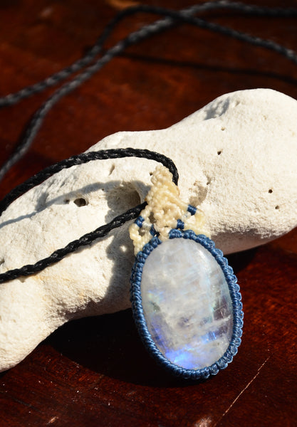 Moonstone Macrame Jewellery, necklace