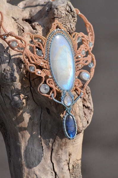 Moonstone Macrame Jewelry