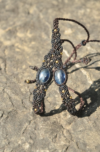 Kyanite  Macrame Jewelry