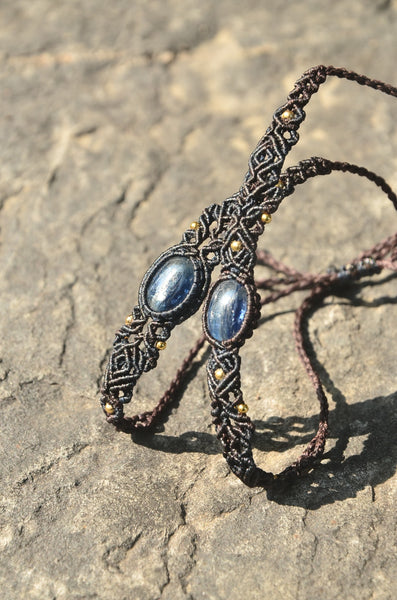 Kyanite  Macrame Jewelry