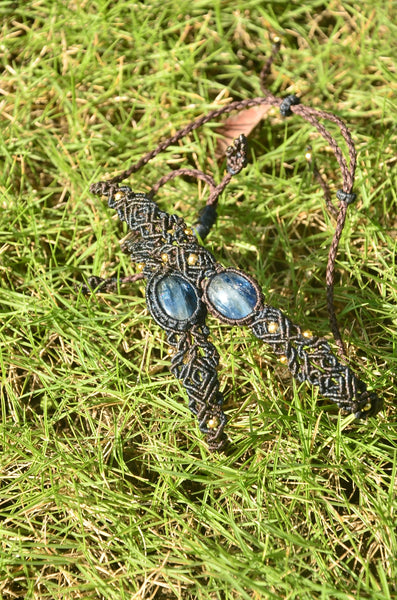 Kyanite  Macrame Jewelry