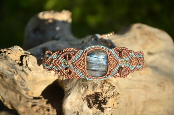 Labradorite bracelet 11C-12