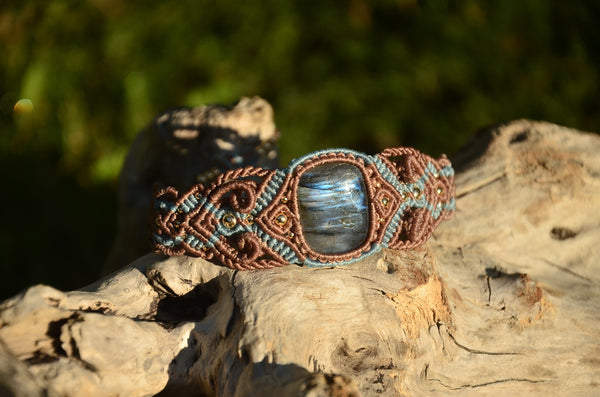 Labradorite bracelet 11C-12